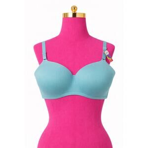 Kindly Yours blue Bra soft cup wire free comfort 40D 4003